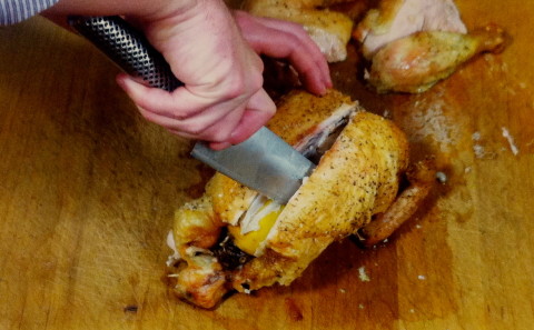 Carving Chicken Breast